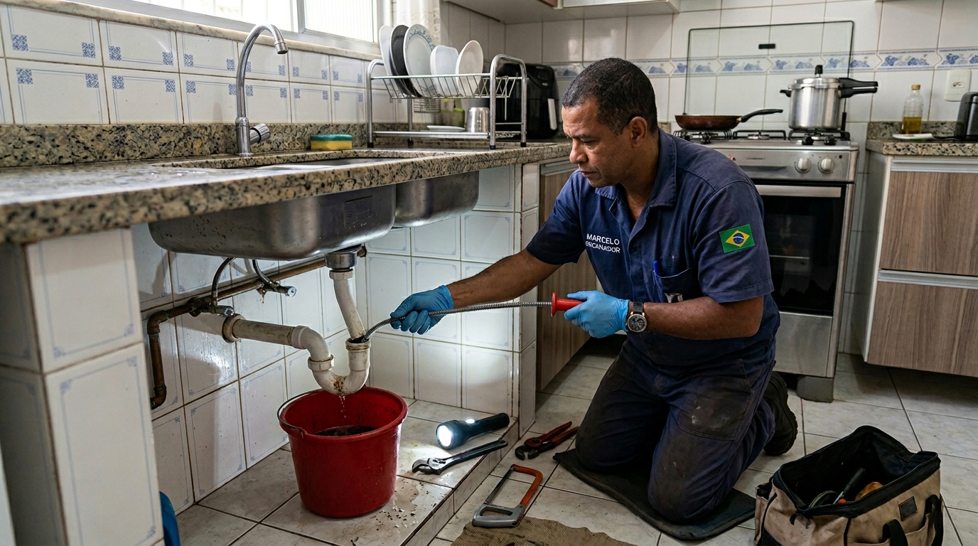 Limpeza de Canos com Equipamento em Contagem‑MG