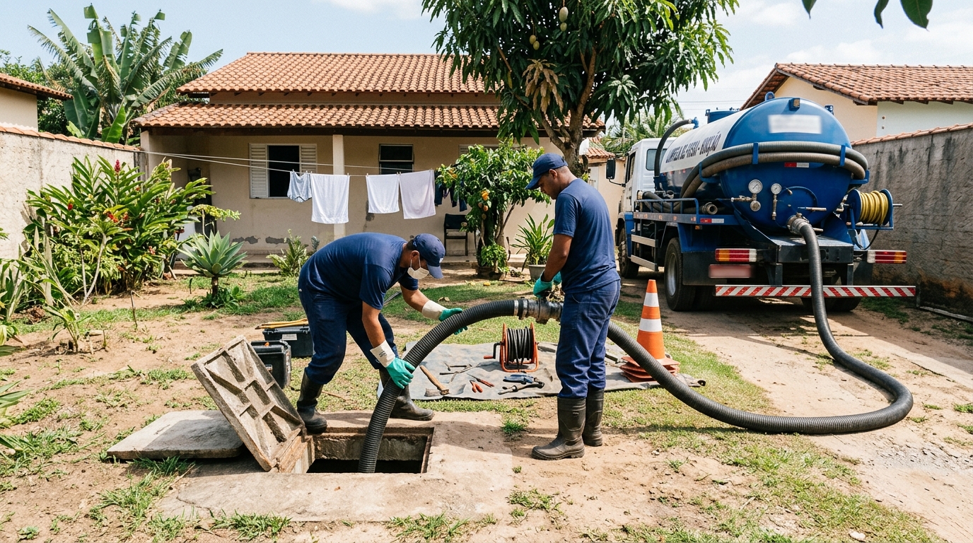 Manutenção de Fossa em Contagem‑MG
